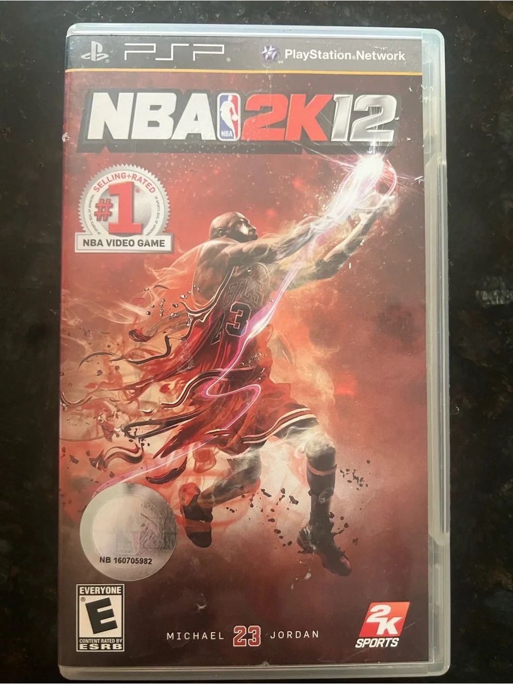 NBA 2K12 (PSP) Michael Jordan - Red Video Game